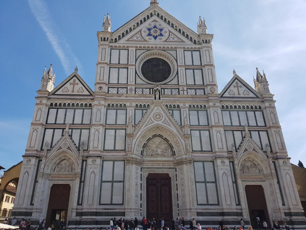 Facade of the Basilica of Santa Croce in Florence