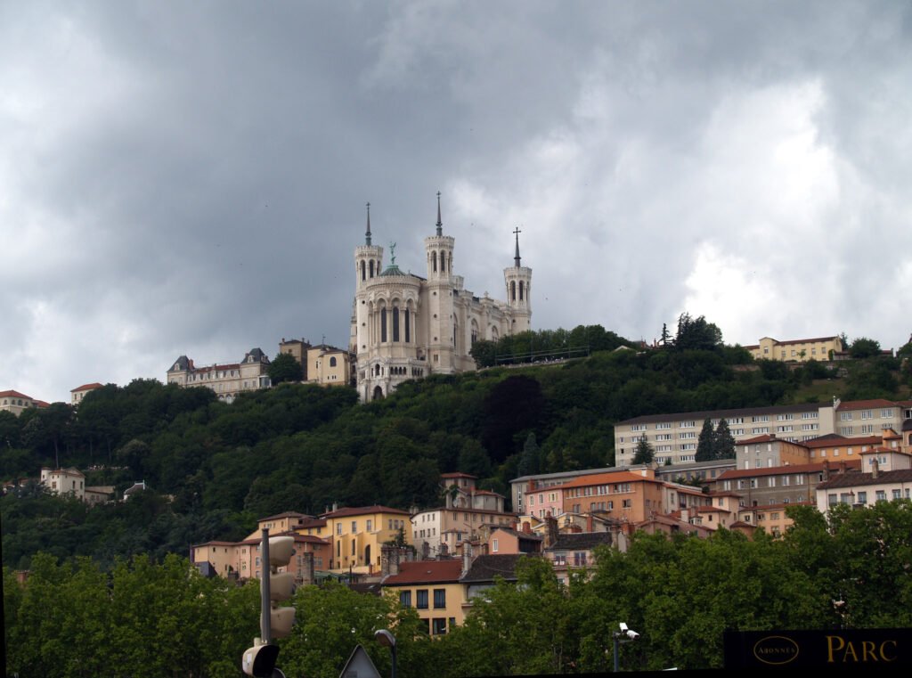 Basilique Notre-Dame de Fourvière on the hill above Lyon