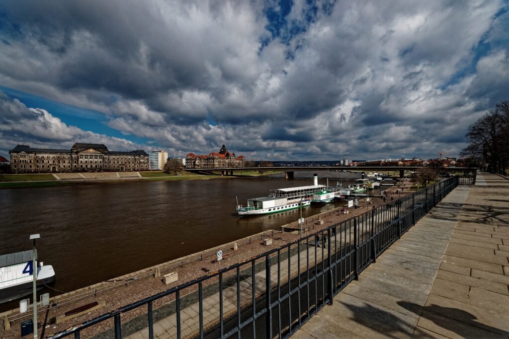 Brühl's Terrace overlooking the Elbe riverfront in Dresden