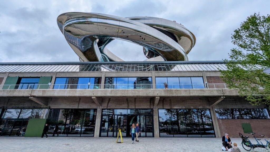 Fenix museum exterior in Rotterdam's Katendrecht neighborhood