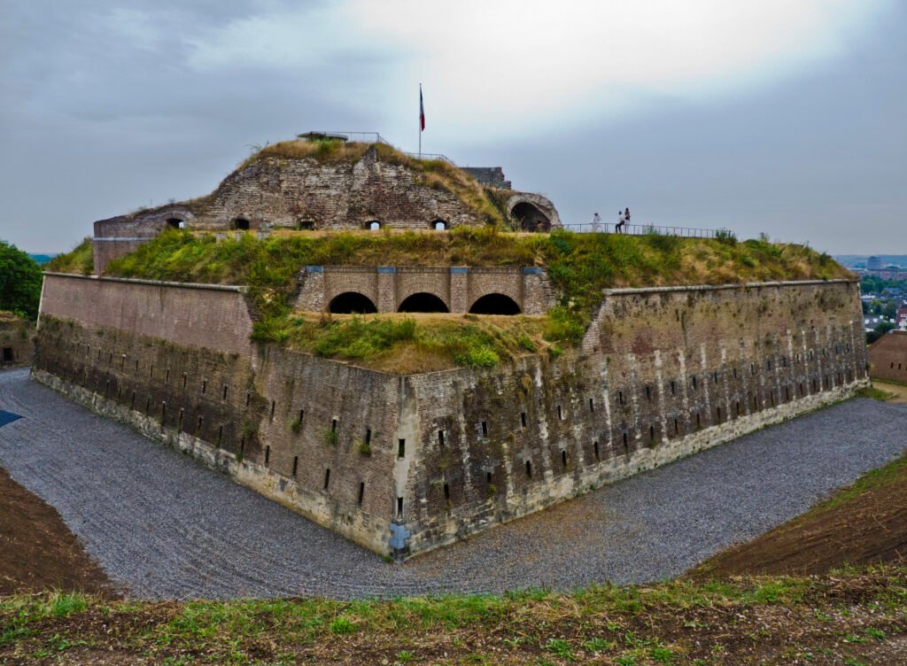 Fort Sint Pieter on the hillside south of central Maastricht