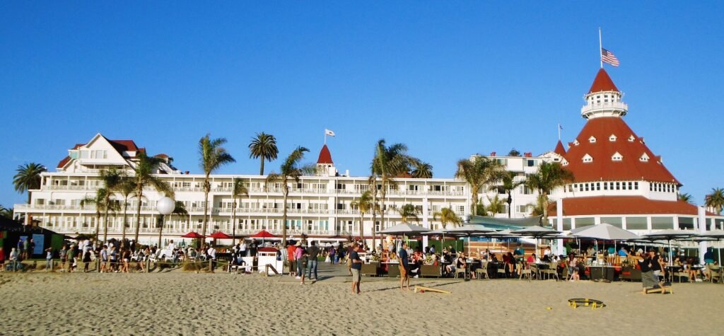 Hotel del Coronado seen from Coronado Beach