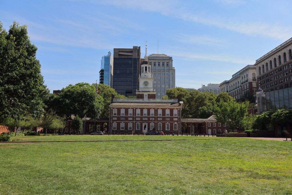 North side of Independence Hall in Philadelphia