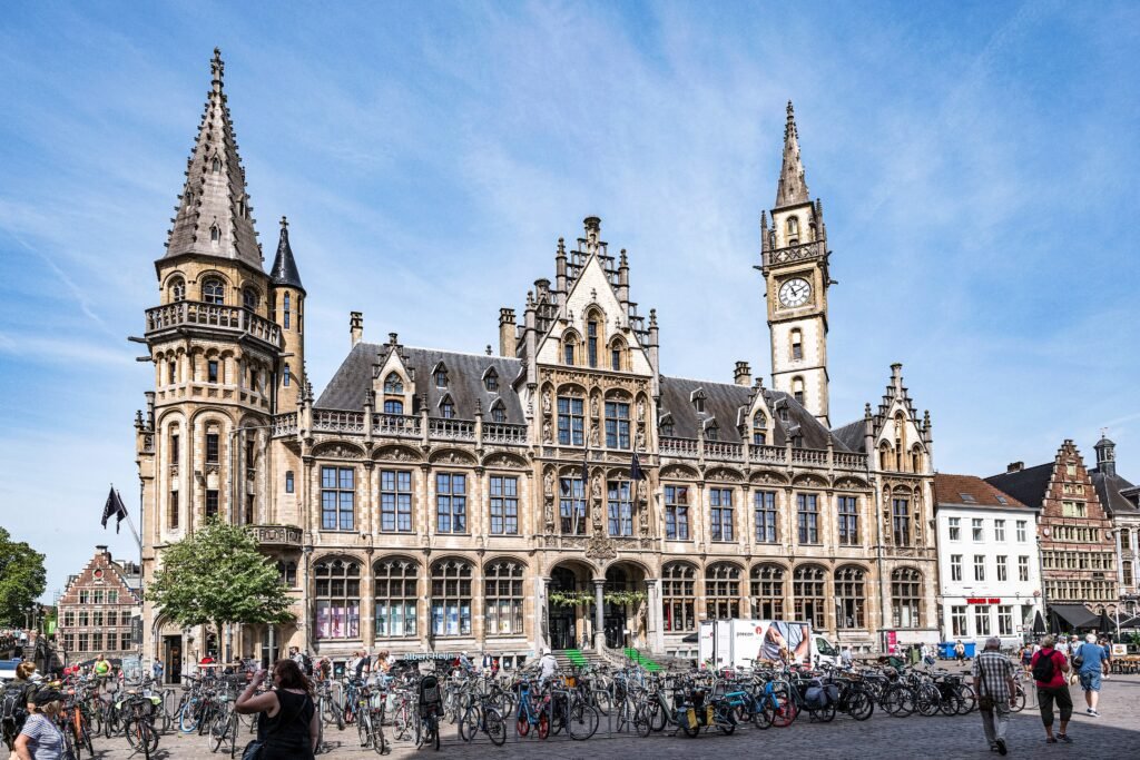Korenmarkt in the historic centre of Ghent