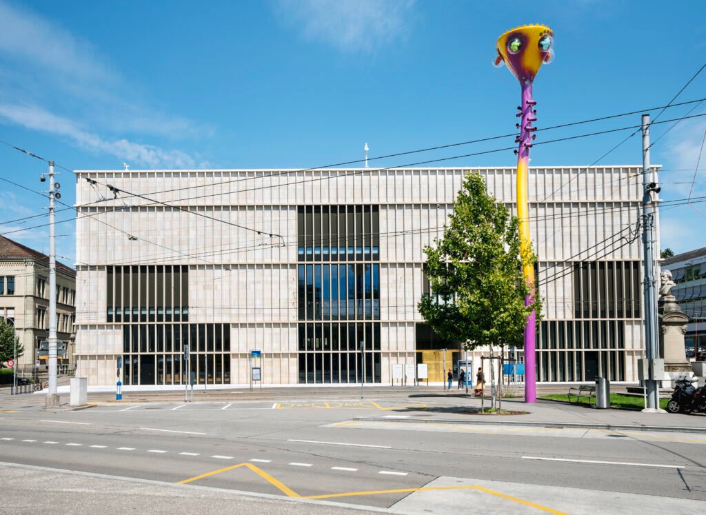 Kunsthaus Zürich Chipperfield extension facing Heimplatz
