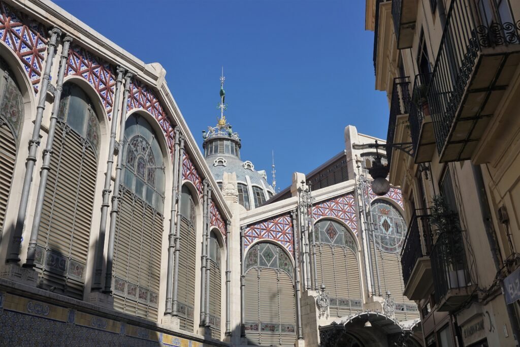 Exterior of Mercado Central in Valencia