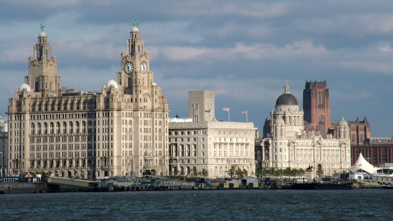 Pier Head and the Three Graces on Liverpool waterfront