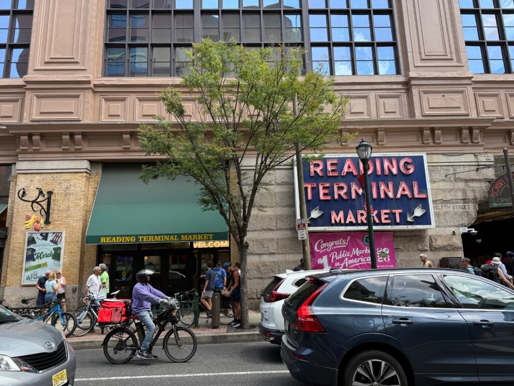 Entrance to Reading Terminal Market on 12th Street in Philadelphia