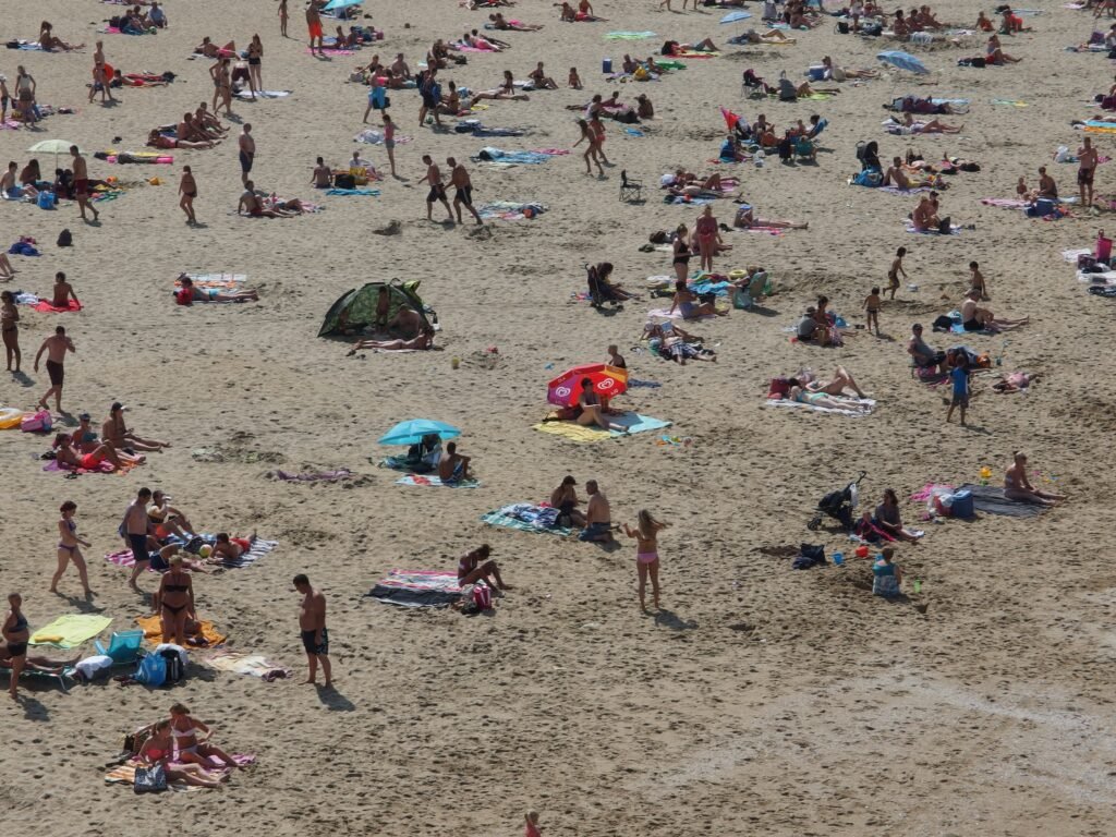 Scheveningen beach and pier in The Hague