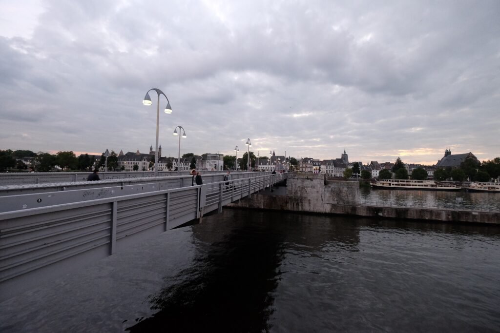Sint Servaasbrug crossing the Meuse toward Maastricht's historic center
