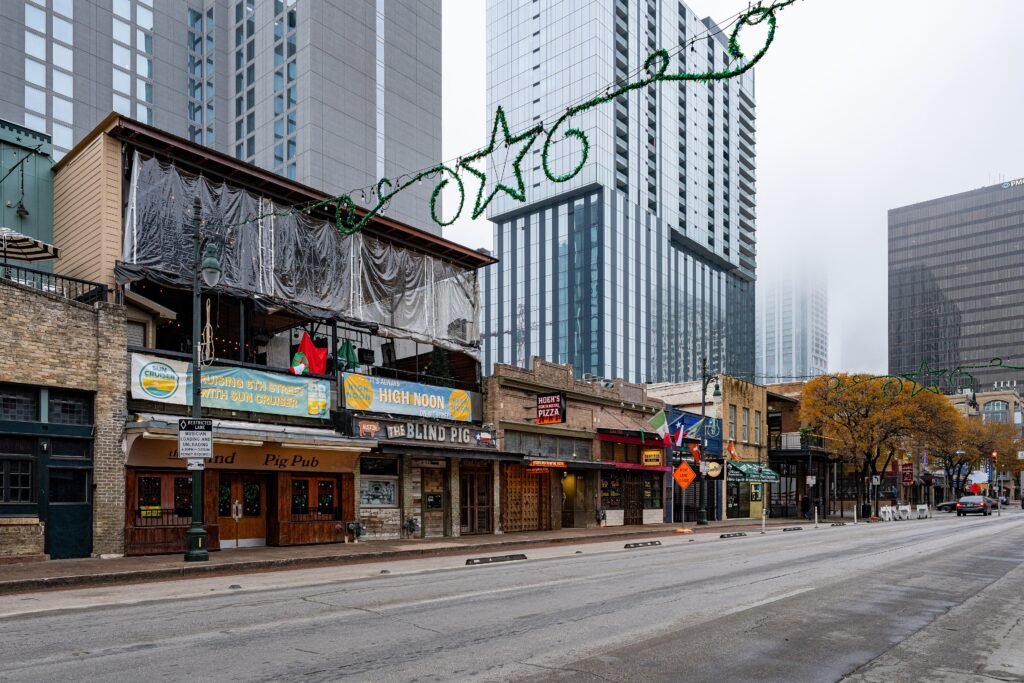 Sixth Street in downtown Austin
