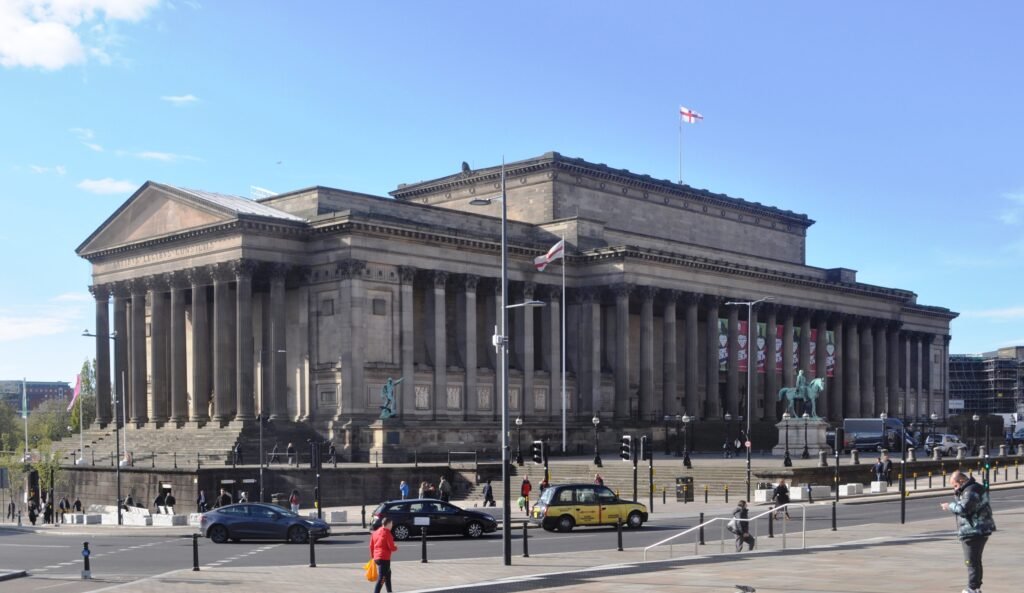 St George’s Hall on Lime Street in central Liverpool