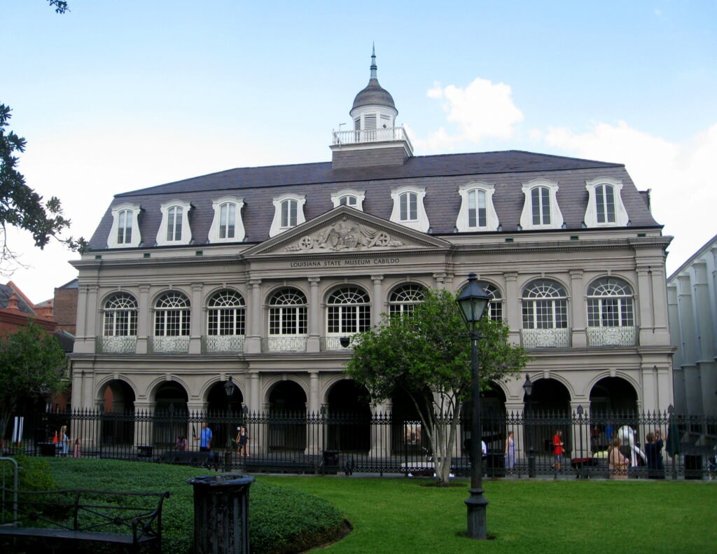 The Cabildo facing Jackson Square in the French Quarter of New Orleans