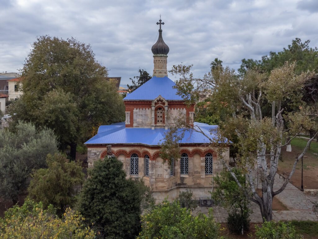 Agia Maria Magdalini church in Chalepa, the eastern Chania neighborhood beyond the compact Old Town