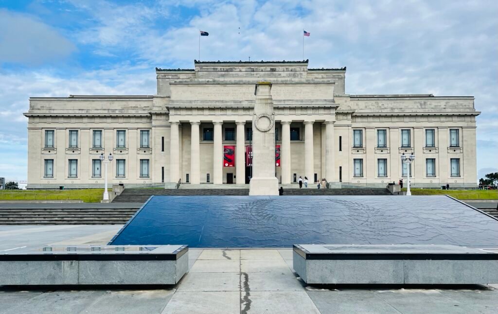 Front of Auckland War Memorial Museum in Auckland Domain