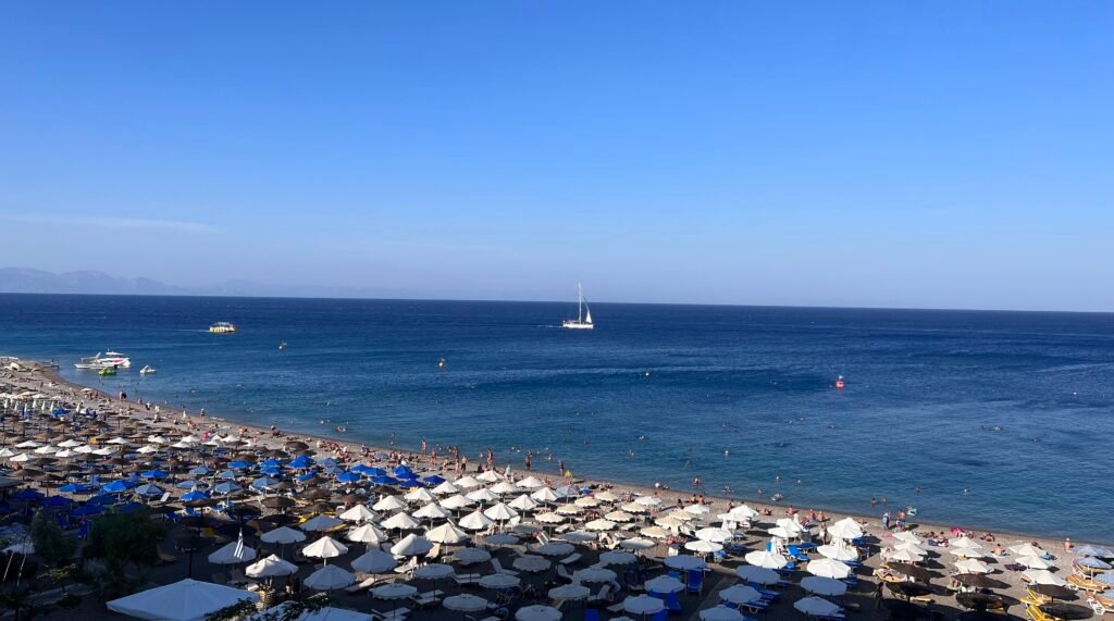 Elli Beach beside Rhodes New Town
