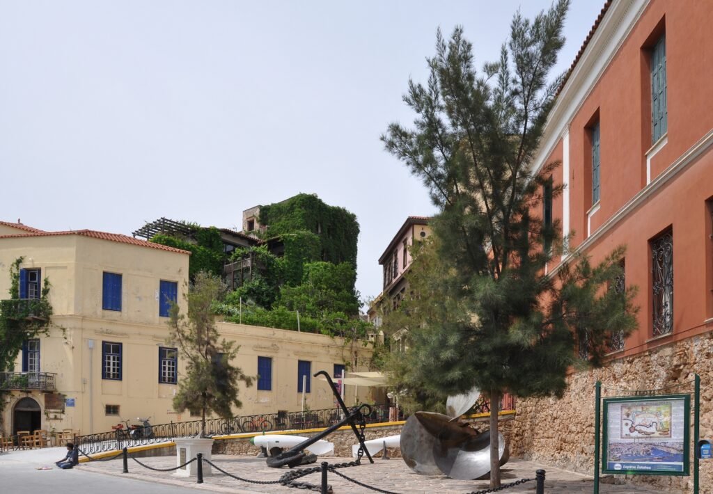 Maritime Museum of Crete entrance near Firkas Fortress in Chania Old Town