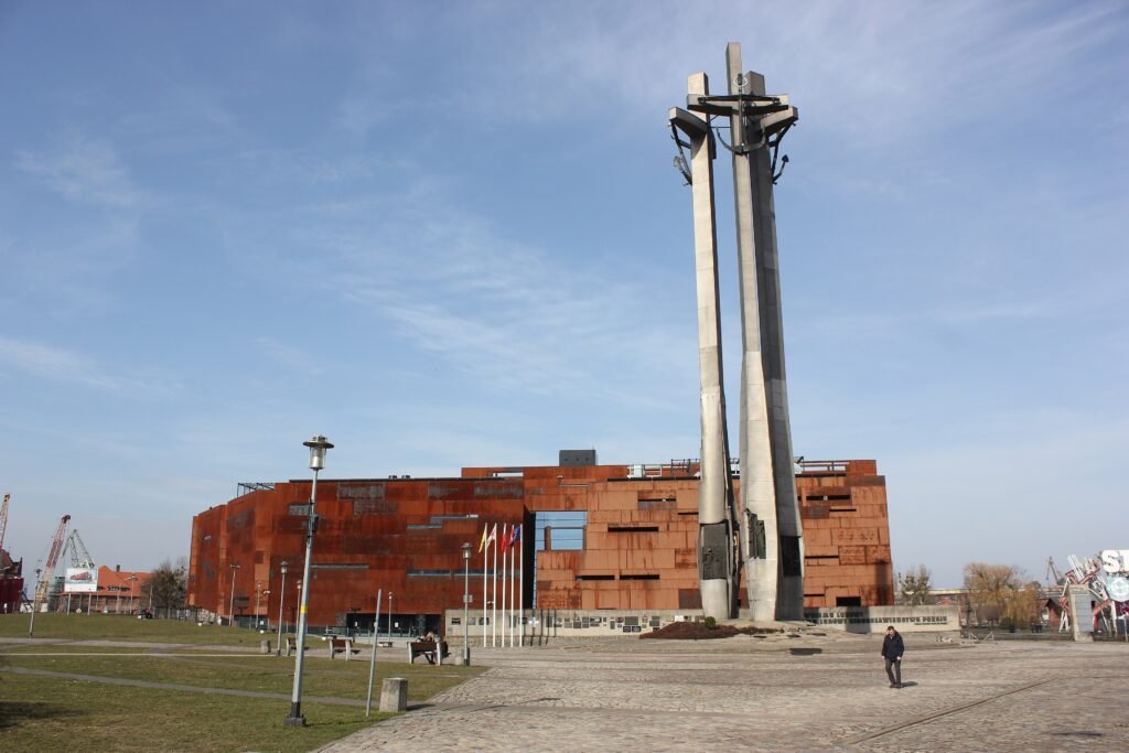 European Solidarity Centre and Monument to the Fallen Shipyard Workers in Gdańsk