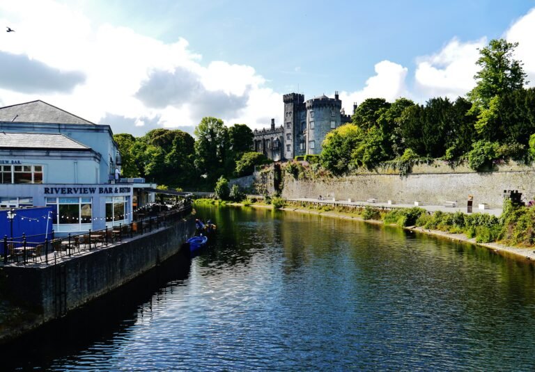 Kilkenny Castle above the River Nore in central Kilkenny