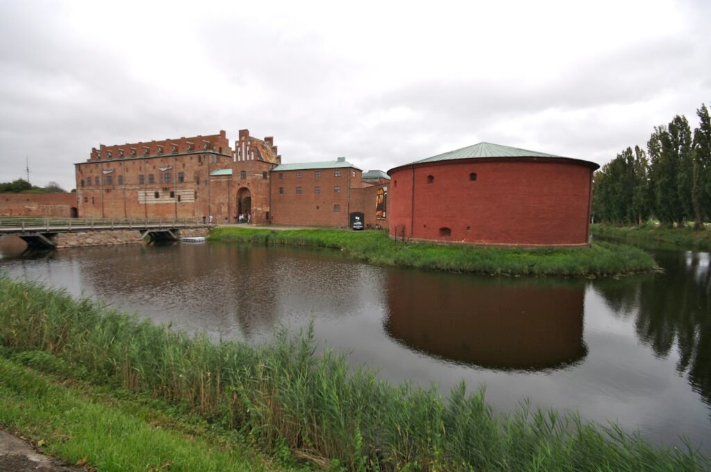 Malmöhus Castle and moat in Malmö