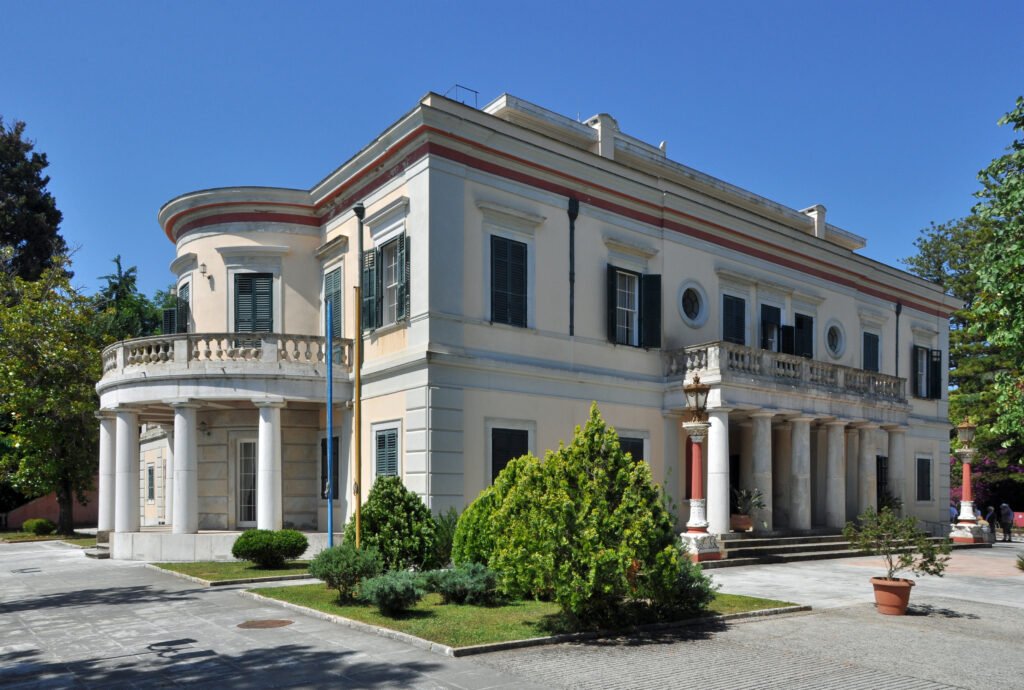 Mon Repos villa south of central Corfu Town