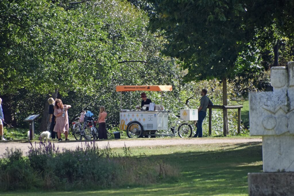 Munke Mose park beside Odense River
