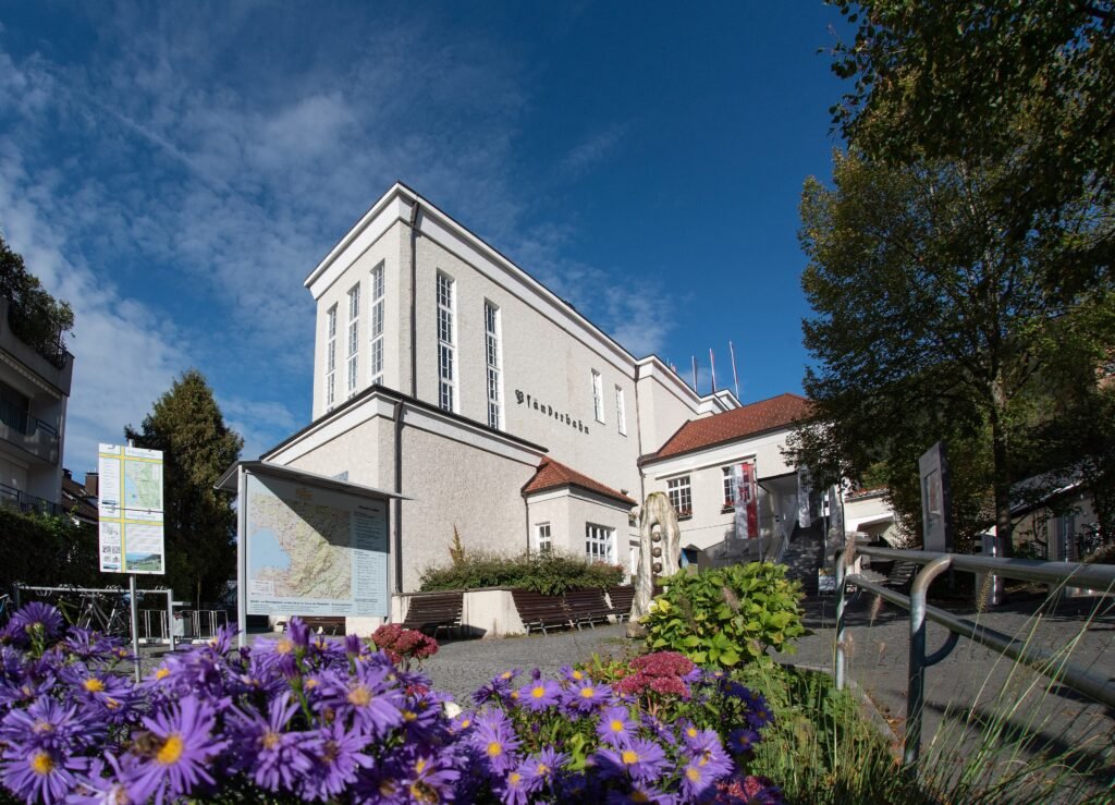 Pfänderbahn valley station in Bregenz