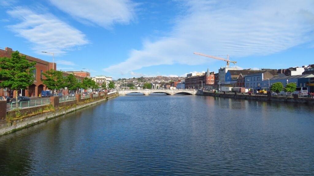 St Patrick’s Bridge crossing the River Lee in central Cork