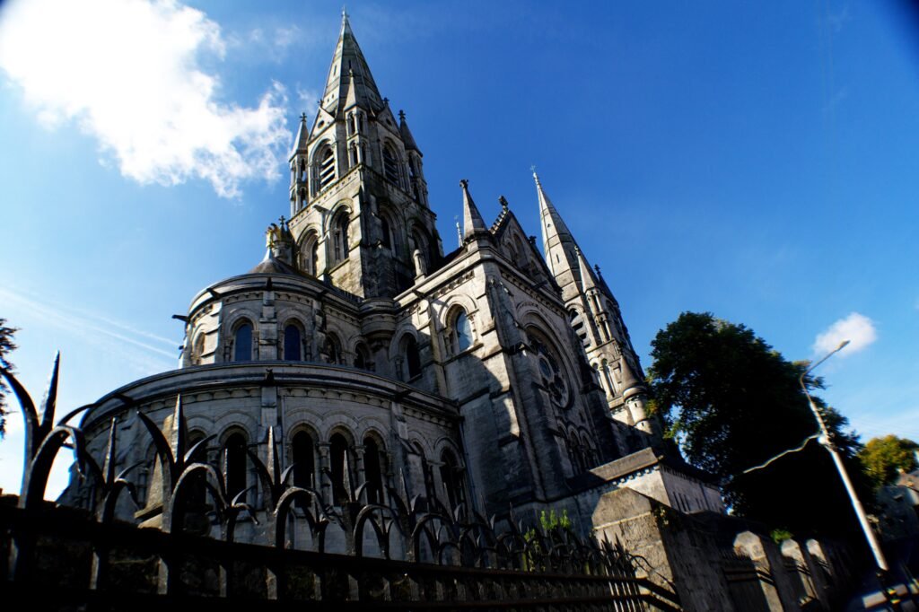 St Fin Barre’s Cathedral rising above Cork’s south side